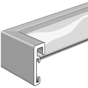 Nielsen Aluminium Fotolijst Alpha 10x15 cm eiken wit