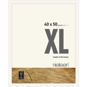 Nielsen Houten lijst xl 40x50 cm wit ondoorzichtig