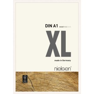 Nielsen Houten lijst xl 60x84 cm wit ondoorzichtig