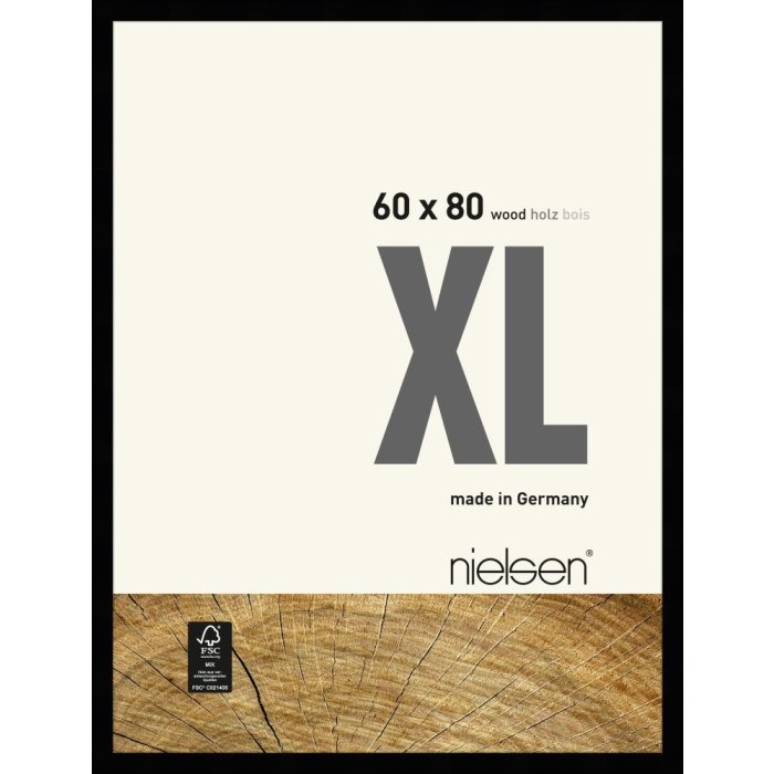 Nielsen Houten lijst xl 60x80 cm zwart