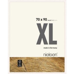 Nielsen Houten lijst xl 70x90 cm wit ondoorzichtig