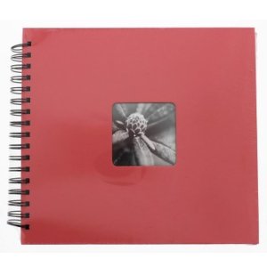 Spiraal Album Fine Art, 28 x 24 cm, 50 zwarte paginas, Flamingo