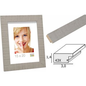 Fotolijst beige hout s43xf