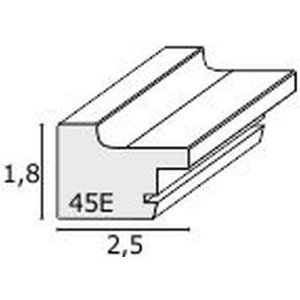 Fotolijst wit hout s45es1