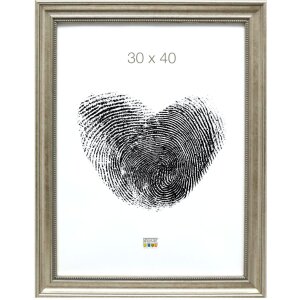 Deknudt Fotolijst s45hd1 zilver Barok Lijst