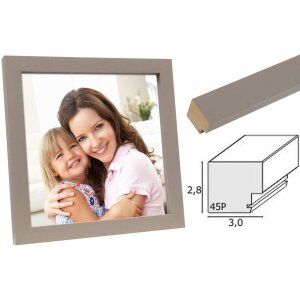 Fotolijst taupe hout s45pk3