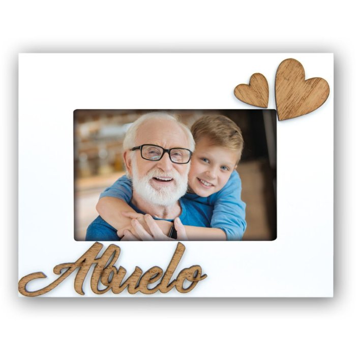 Fotolijst Abuelo 10x15 cm wit