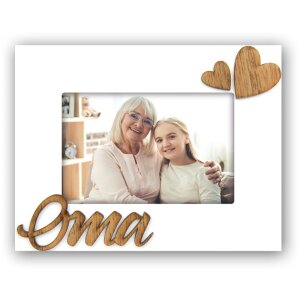 Fotolijst Oma 10x15 cm wit