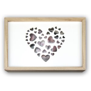 Love houten fotodoos usb + fotos 10x15 cm