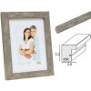 Fotolijst grijs-beige hout s45rc7