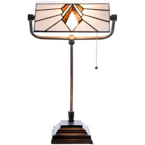 Bureaulamp Tiffany Clayre en Eef 5ll-5900 - 32x27x51 cm /...