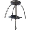 Lamp Hanger Clayre en Eef 5ll-82 - 15x15x33 cm - e27-60w bruin