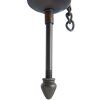 Lamp Hanger Clayre en Eef 5ll-82 - 15x15x33 cm - e27-60w bruin