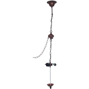 Hanglamp Tiffany Clayre & Eef 5LL-8844 - 16x16x95 cm - E27-60W bruin