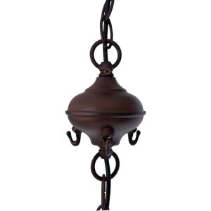 Hanglamp Tiffany Clayre & Eef 5LL-8844 - 16x16x95 cm - E27-60W bruin