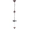 Hanglamp Tiffany Clayre & Eef 5LL-8844 - 16x16x95 cm - E27-60W bruin