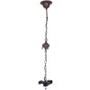 Hanglamp Tiffany Clayre & Eef 5LL-8844 - 16x16x95 cm - E27-60W bruin