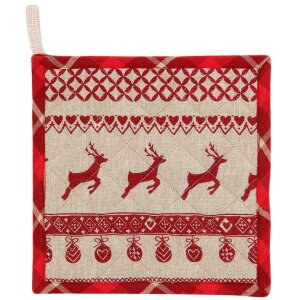 Pottenhouder Clayre en Eef noc45-1 - 20x20 cm rood