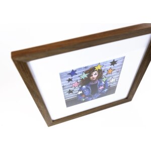 Fiorito houten lijst 30x30 cm donker eiken