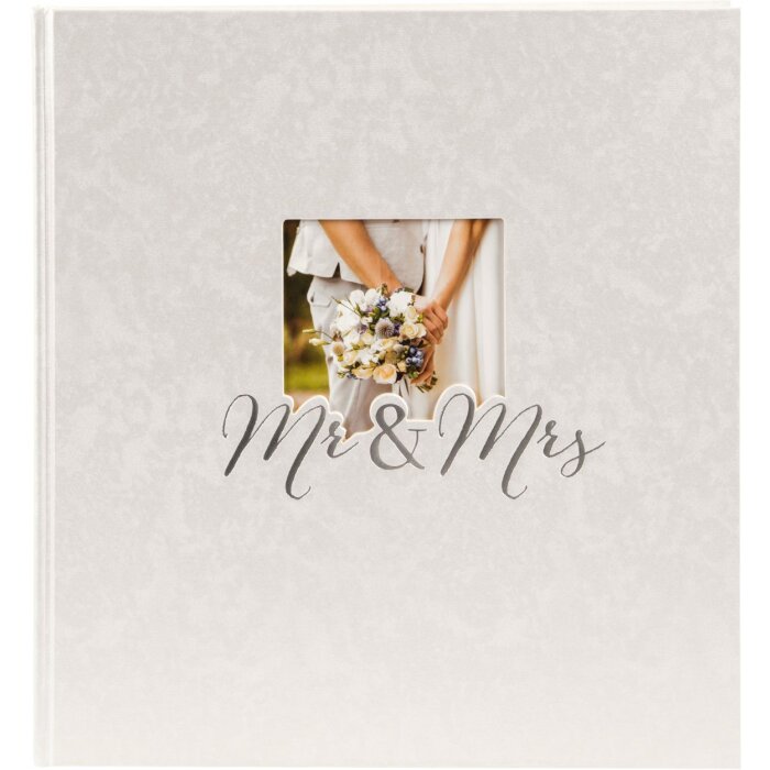 Trouwalbum Mr. en Mrs. 30x31 cm