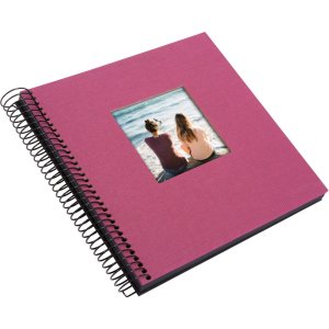 Goldbuch Spiraal Album Bella Vista fuchsia 20x20 cm 40 zwarte paginas