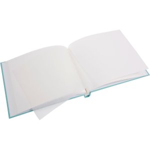 Schroefalbum Bella Vista aqua 30x25 cm witte paginas