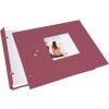 Schroef Album Bella Vista fuchsia 30x25 cm witte paginas