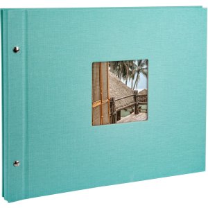 Goldbuch Schroefalbum Bella Vista aqua 39x31 cm 40 witte...