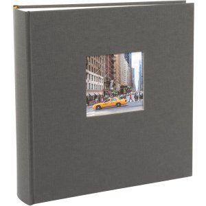 Goldbuch Jumbo Fotoalbum Bella Vista grijs 30x31 cm 100 witte paginas