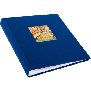 Goldbuch Jumbo Fotoalbum Bella Vista blauw 30x31 cm 100 witte paginas