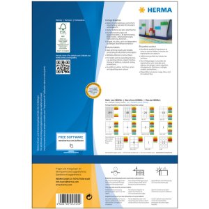 Herma speciale gekleurde etiketten a4, 45,7 x 21,2 mm,...