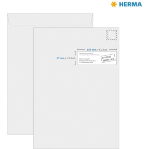 Herma speciale gekleurde etiketten a4, 105 x 37 mm, groen verwijderbaar papier mat