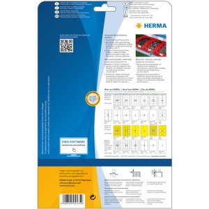 Herma speciale Weerbestendige folie-etiketten a4, 99,1 x 67 mm, wit, zeer sterk klevend, verwijderbaar