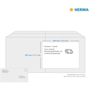 Herma special Weerbestendige outdoor folie-etiketten, a3, 297 x 420 mm, wit, zeer sterke kleefkracht, rekbaar