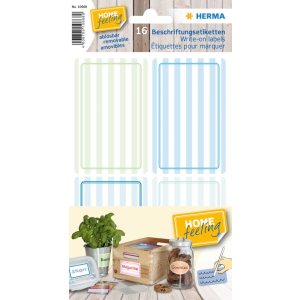 Herma huisetiket Etiketten 52x82 mm Blauw-Groen,...