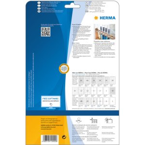 Herma speciale Power-etiketten a4, 25,4 x 10 mm, wit, zeer sterk klevend, gemaakt van papier