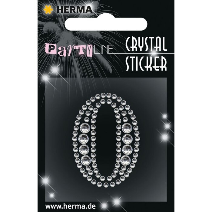 Herma FASHIONLine Crystal Sticker "0";"Herma Kristallen Sticker