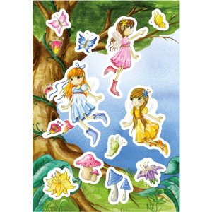 Herma magic Sticker Magische Feeën, Prismatische Folie