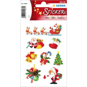 Herma decor Sticker Kerstman