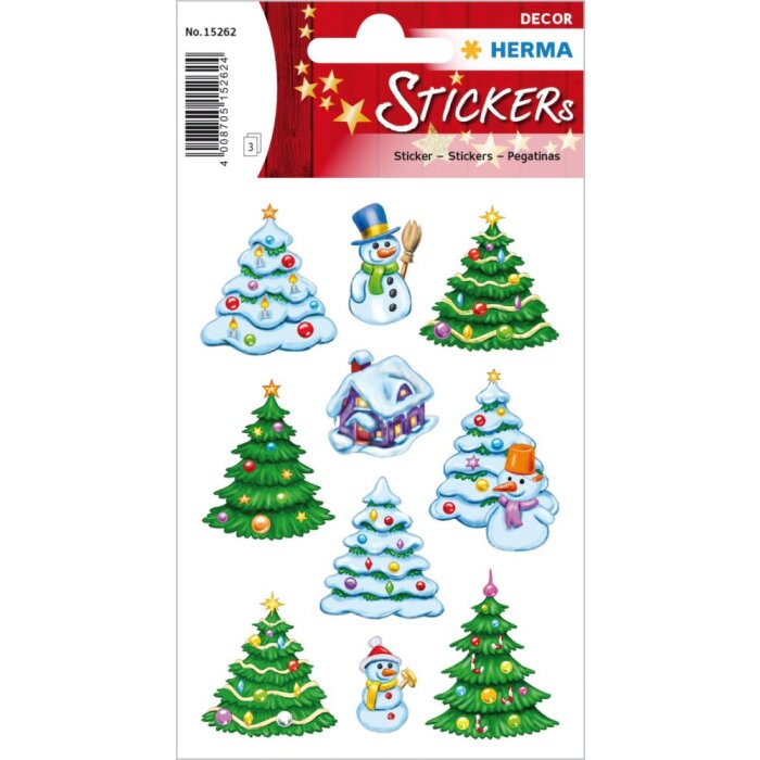 Herma decor Sticker Kerst Winter Bos