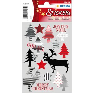 Herma decor Sticker Vrolijk Kerstfeest