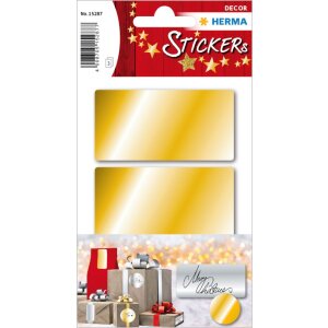 Herma decor Goud etiketten 34 x 67 mm 9 st.