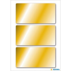 Herma decor Goud etiketten 34 x 67 mm 9 st.