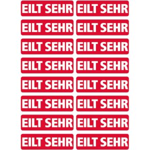 Herma vario tekst etiketten "Eilt sehr" 12 x 40 mm, zelfklevend, 320 stuks