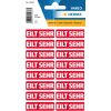 Herma vario tekst etiketten "Eilt sehr" 12 x 40 mm, zelfklevend, 320 stuks