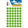 Multifunctionele etiketten groen ø 12 mm rond papier mat 240 st.