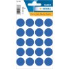 Multifunctionele etiketten blauw ø 19 mm rond papier mat 100 st.