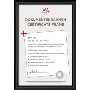 Document Fotolijst Trendstyle a4 zwart