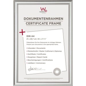 Document Fotolijst Trendstyle a4 zilver