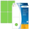 Multifunctionele etiketten groen 52x82 mm papier mat 128 st.